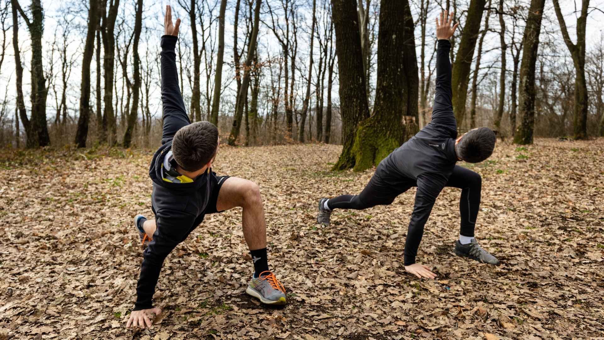 BRC Nordic Flow trening, zagrevanje.